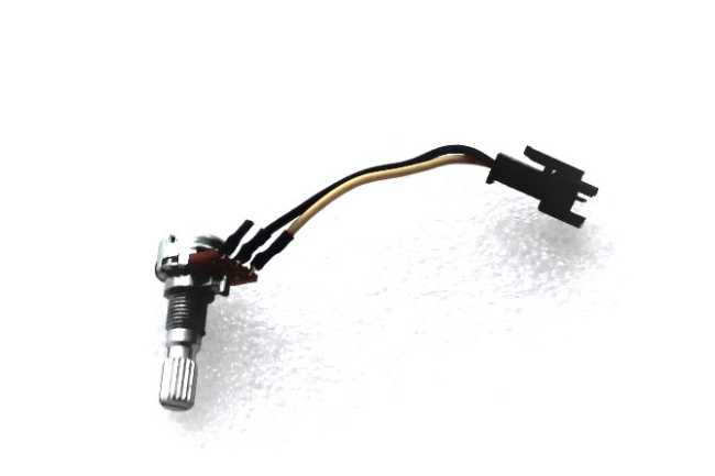 Potentiometer Geschwindigkeitsregler 10kΩ ±10%, für Parccurate Elektro Golftrolley mit Poti/Drehrad, Versionen bis/ab Jahr 2024